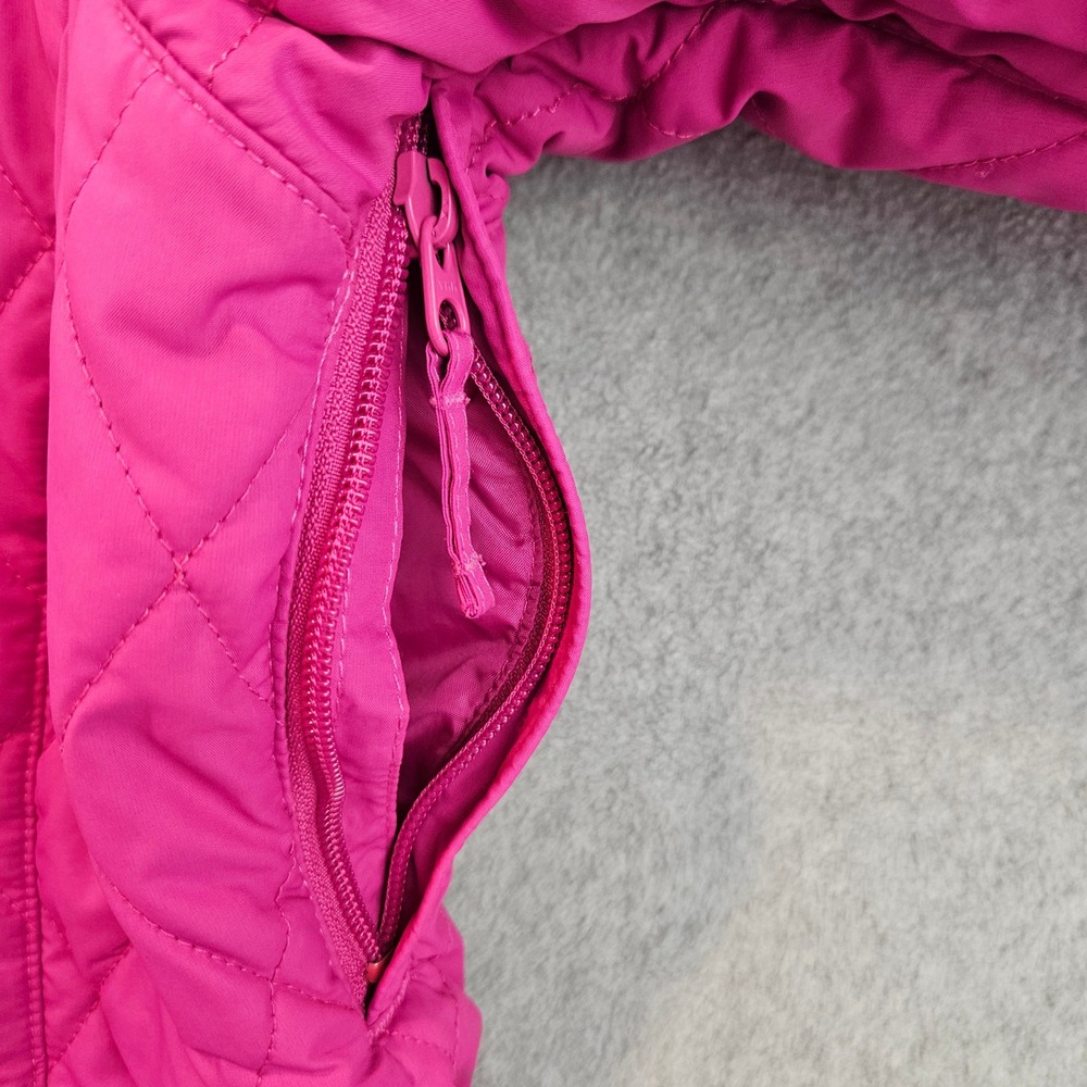 COLUMBIA Quilted Jacket Women XL Pink Vertex Interchange Puffer Fleece Lined - Picture 7 of 16